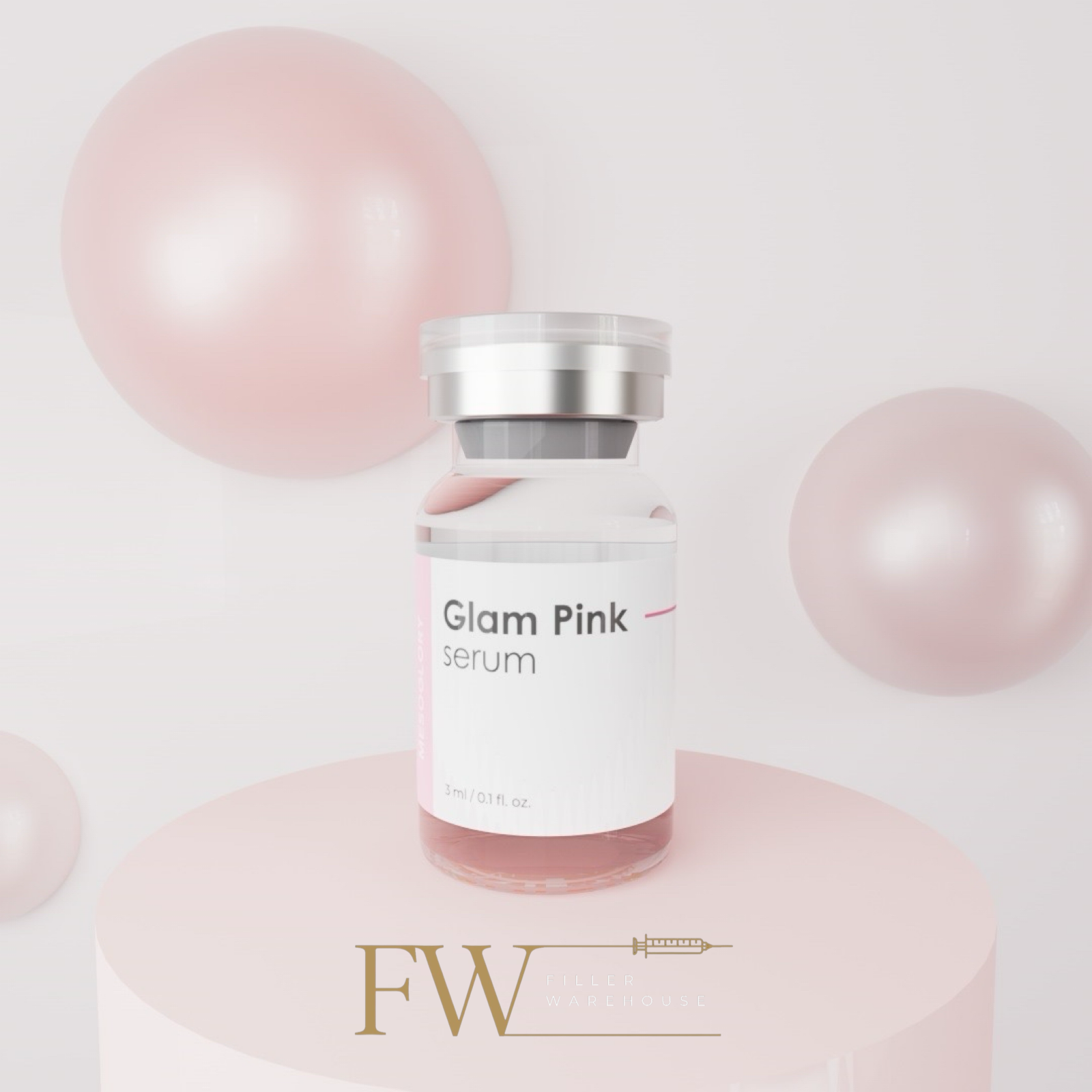 GLAM PINK SERUM EXOSOME ( 4 x 3ml Vials )